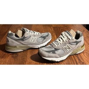 New Balance 993 Made in USA Grey Heritage Running Shoes Mens 8.5 D